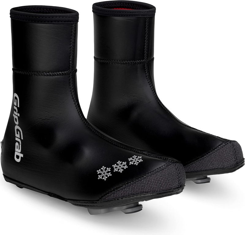 GripGrab Arctic Waterproof Deep Winter Road Bike Overshoes Warm Thermal Fleece Lined Cold Weather Cycling Shoe Covers - Image 1